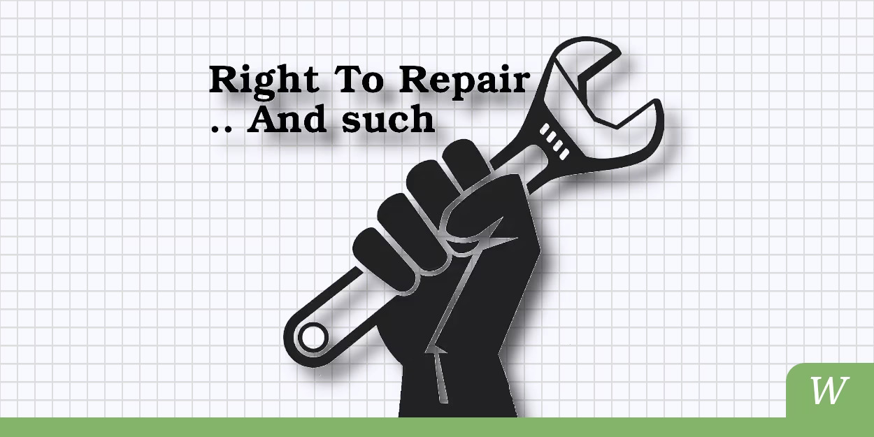 Talking about the importance of right to repair, venting about Apple and voulenteering aRepair Café